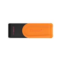 Kingston DataTraveler Exodia S DTXS/256GB USB Flash Drive, 256GB, USB 3.2, Black/Orange, Swivel Cap Design Kingston DataTraveler Exodia S DTXS/256GB USB Flash Drive, 256GB, USB 3.2, Black/Orange, Swivel Cap Design